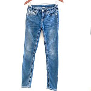 True Religion Jeans Women Low Rise Skinny SIze 25